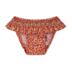 Rode Liberty Stof Slip met Ruches