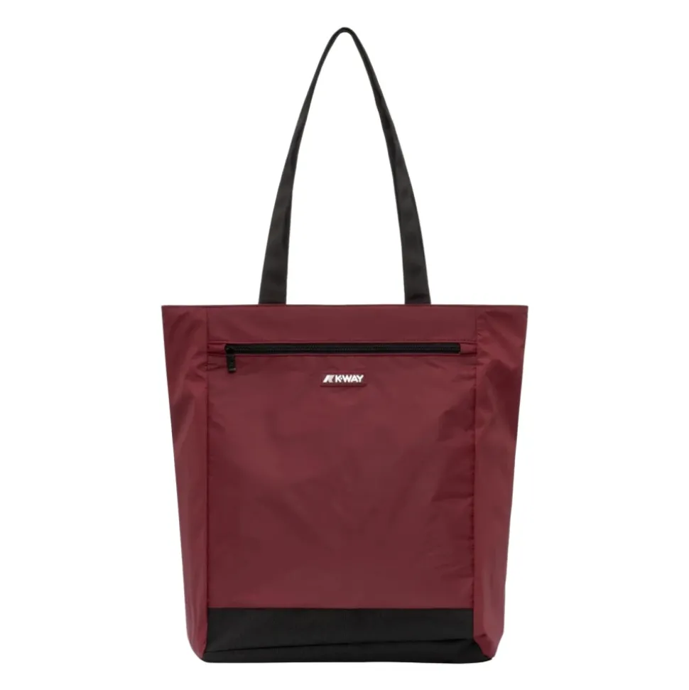 Rode Waterdichte Boodschappentas met Voorvak