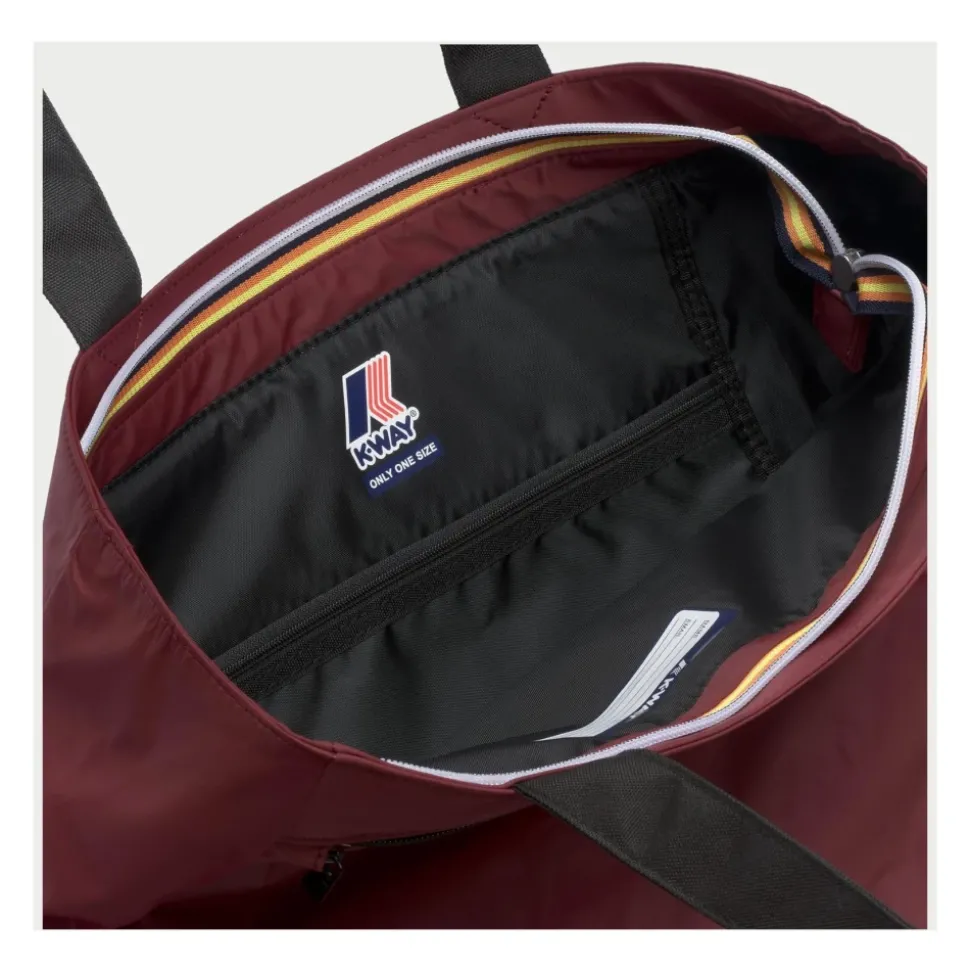 Rode Waterdichte Boodschappentas met Voorvak