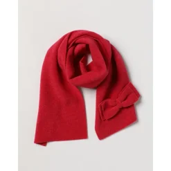 Rode Wol Strik Tasje voor Meisjes