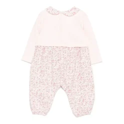 Romper met bloemenprint van katoen