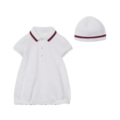 Romper met korte mouwen en webdetail