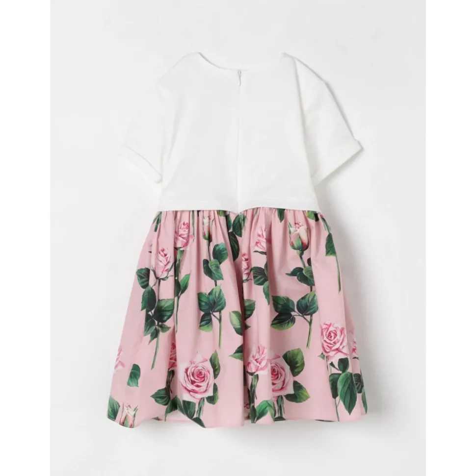 Romper met rozenprint