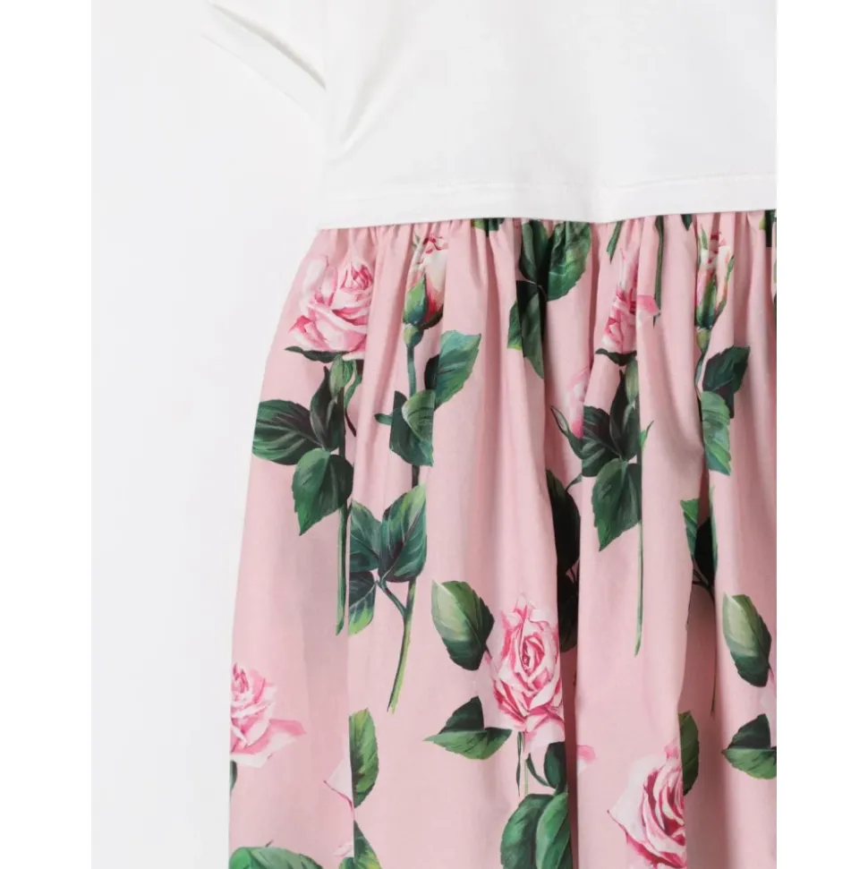 Romper met rozenprint