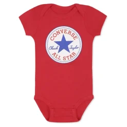 Rood Katoenen Body Set