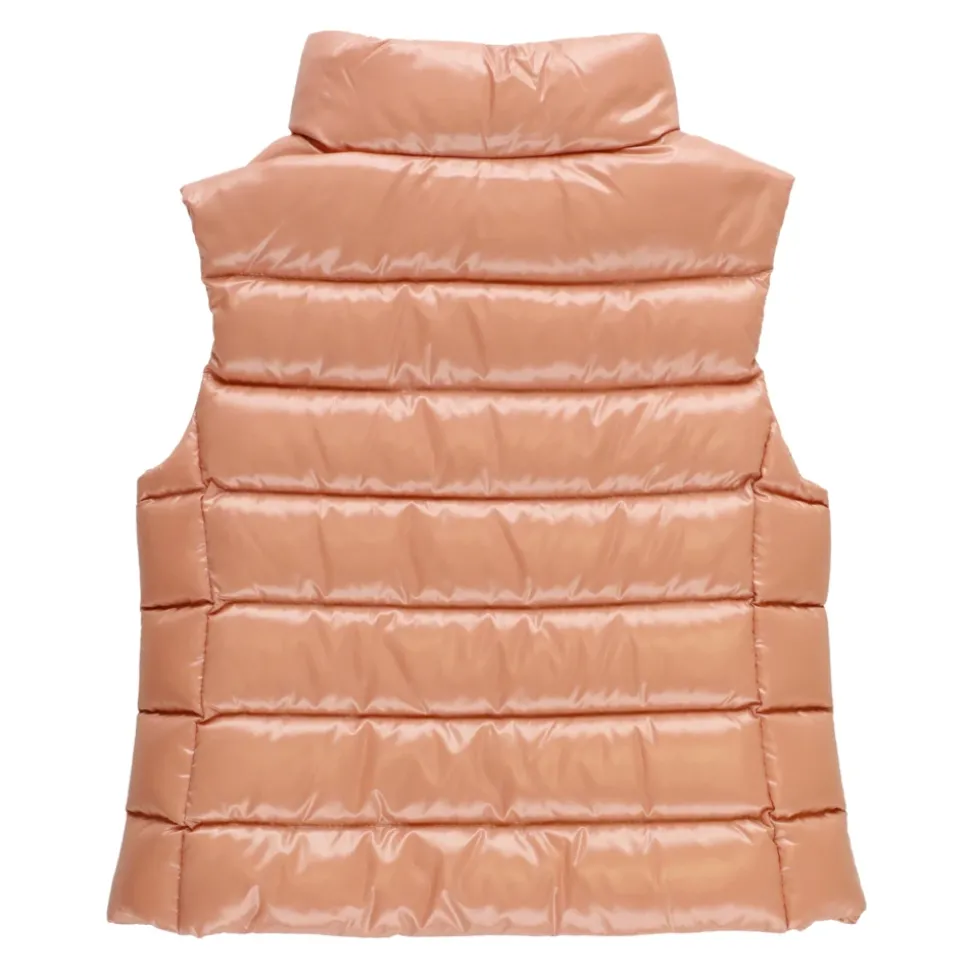Roze Baby Gewatteerd Vest Jas