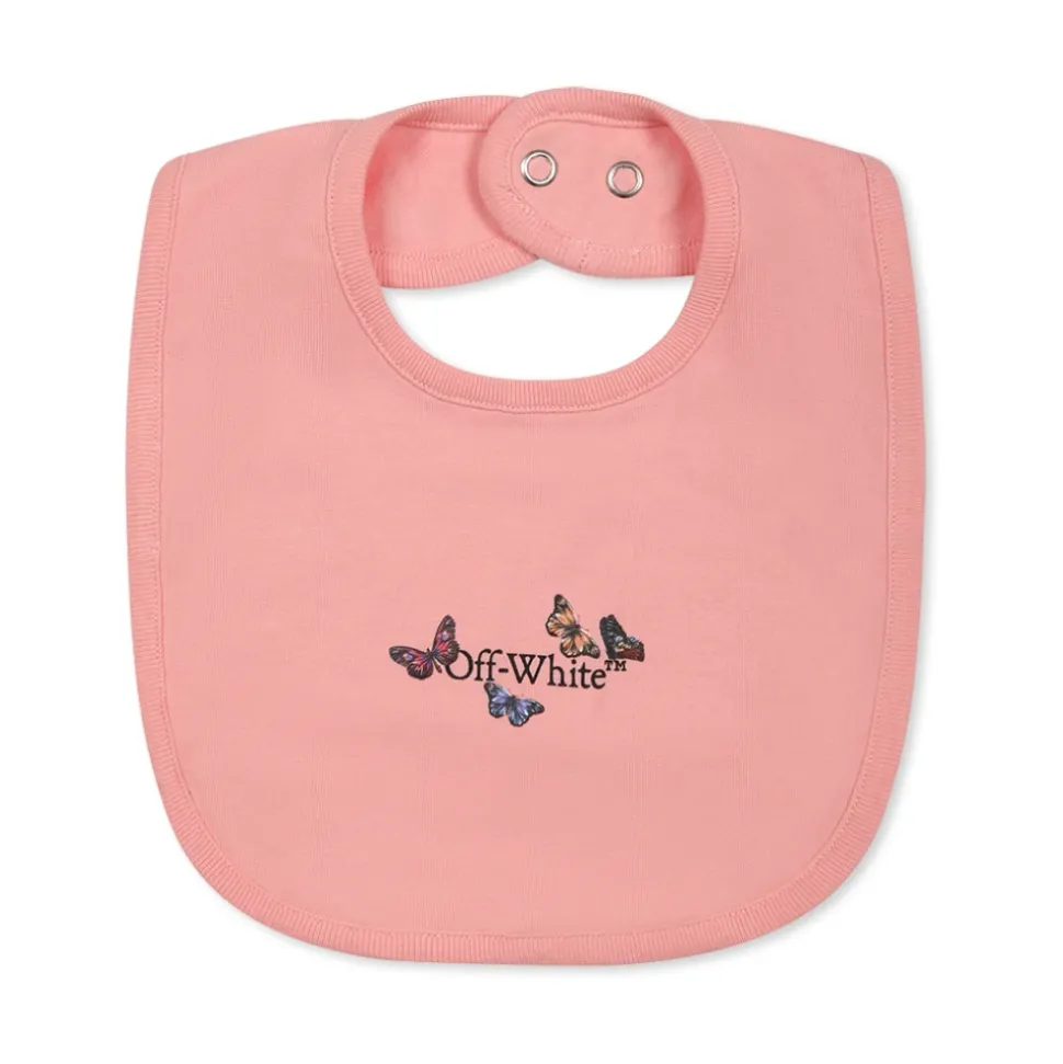 Roze Babygrow Bib Muts Set