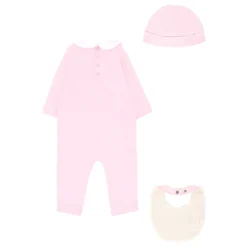 Roze Babypakje Muts Slab Set