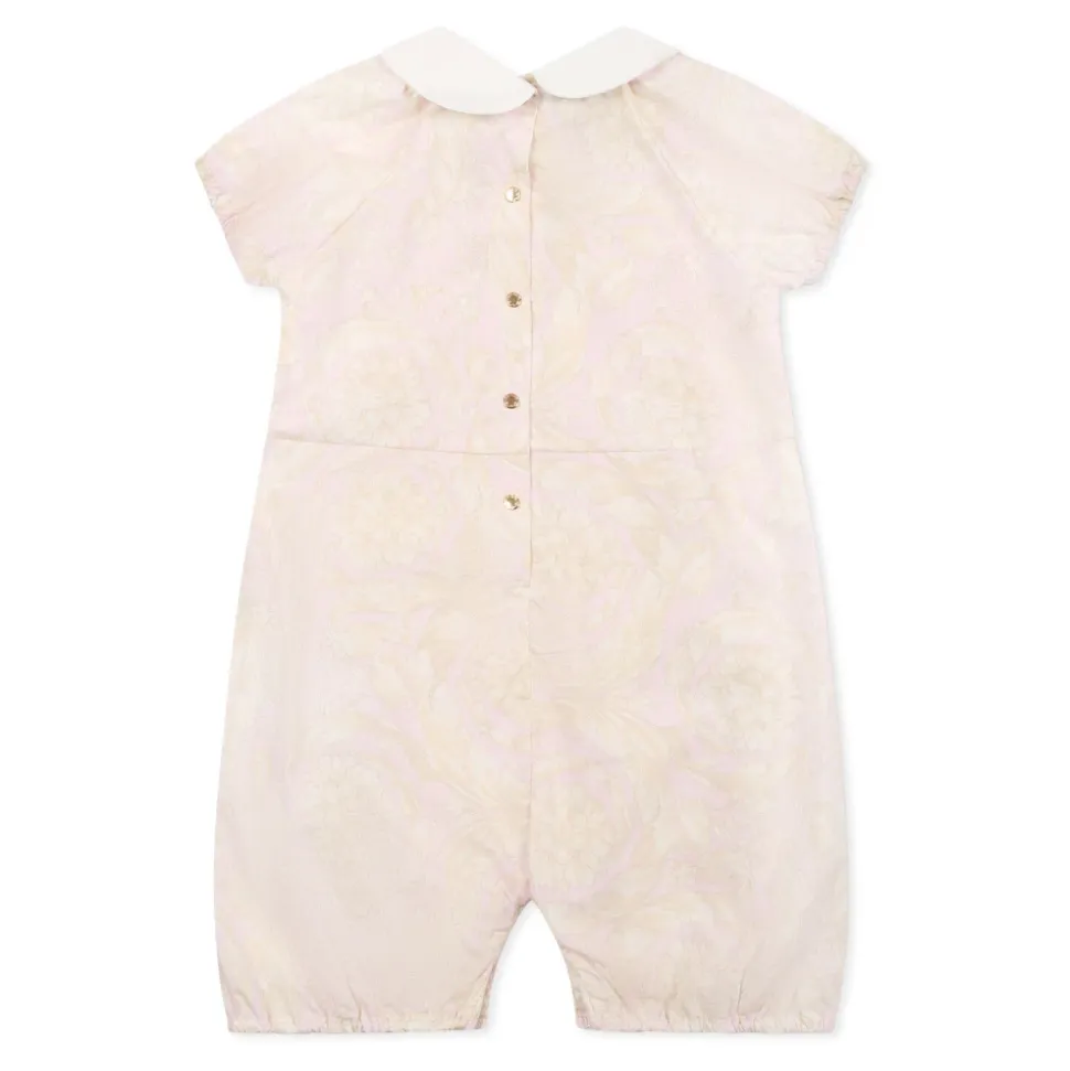 Roze Barocco Print Rompers