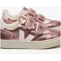Roze Chromevrije Leren V-12 Sneakers