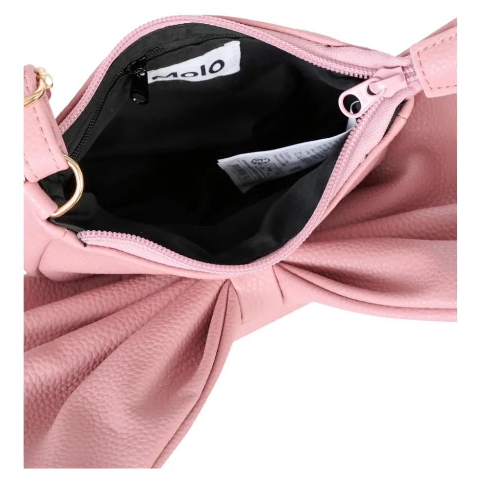 Roze Eco-Leren Elegante Tassen met Strik