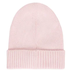 Roze Gebreide Beanie met Iconische Vlag