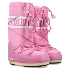 Roze Gesloten Icon High Nylon Laarzen