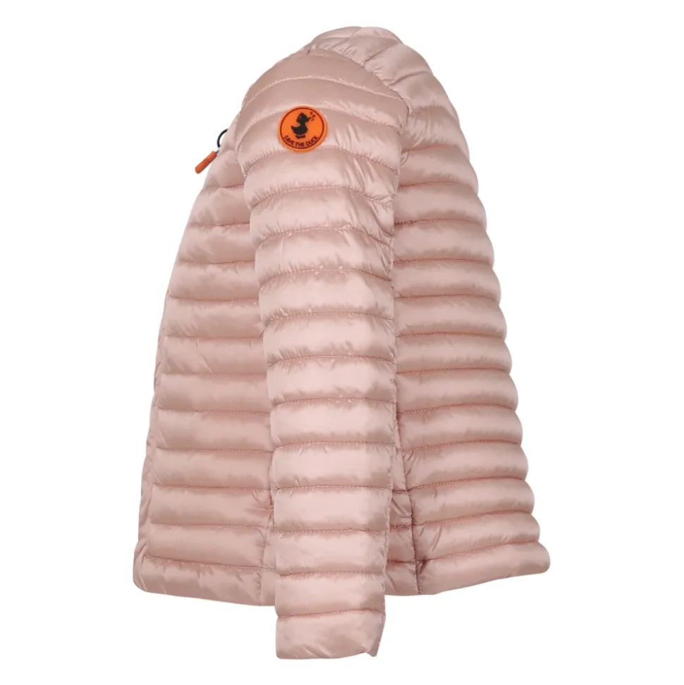 Roze Gewatteerde Donsjas met Plumtech