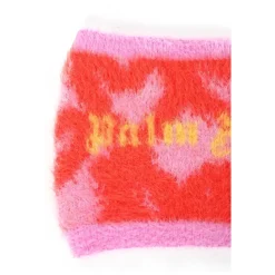 Roze Jacquard Hart Sjaal Warmer