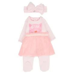 Roze Katoenen Babypak Romperset