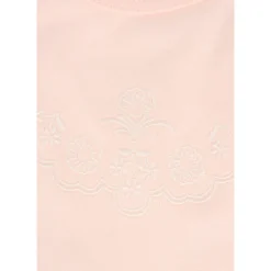 Roze Katoenen Babypakje en Hoed Set