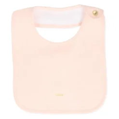 Roze Katoenen Babypakje Slabbetjes Set