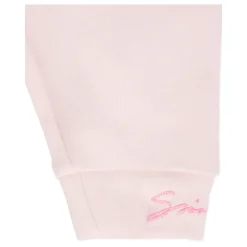 Roze Katoenen Jurk en Legging Set