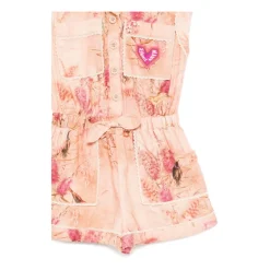 Roze Katoenen Jurk met Strik