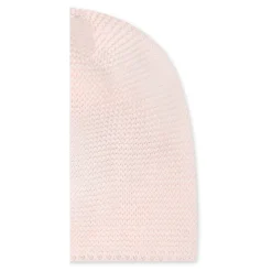 Roze Katoenen Pasgeboren Tricotmuts
