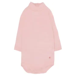 Roze Katoenen Romper met Logo