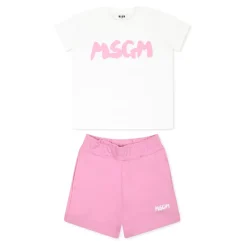 Roze Katoenen Sportpak Set