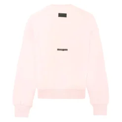 Roze Katoenen Sweatshirt met Logopatch
