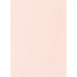 Roze Katoenen Trui met Ronde Hals