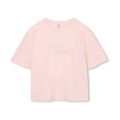 Roze Katoenen T-shirts en Polos