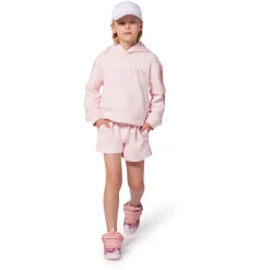 Roze Leren Sneakers met Kettingveters