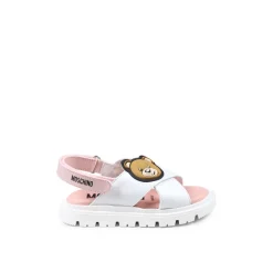 Roze Leren Teddybeer Sandalen