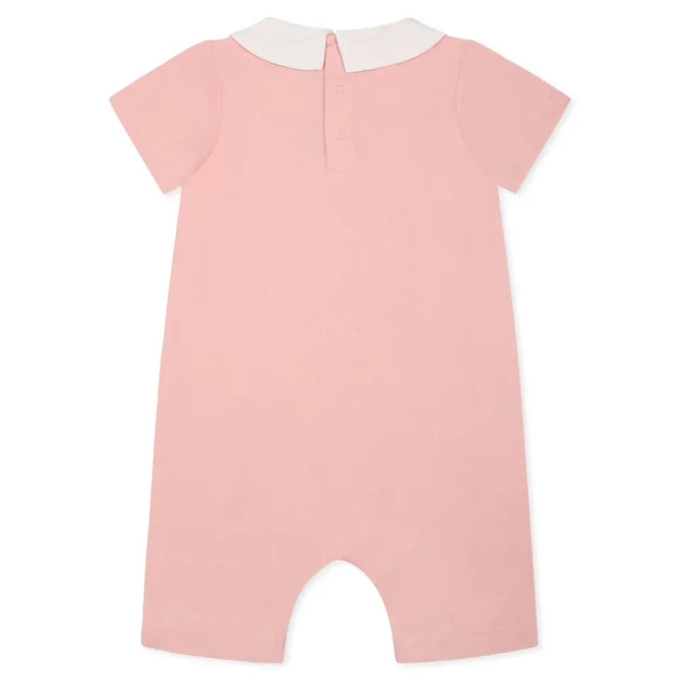 Roze Romper met Teddybeer Versiering