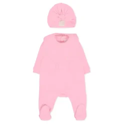 Roze Romper Muts Slab Set