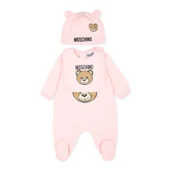 Roze Rompers Set met Teddybeer