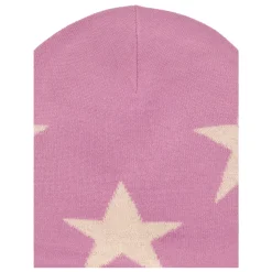 Roze Sterren Wollen Muts