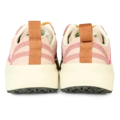 Roze Suède Sneakers met Fuchsia Logo