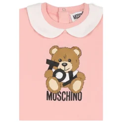 Roze Teddy Bear Rompers