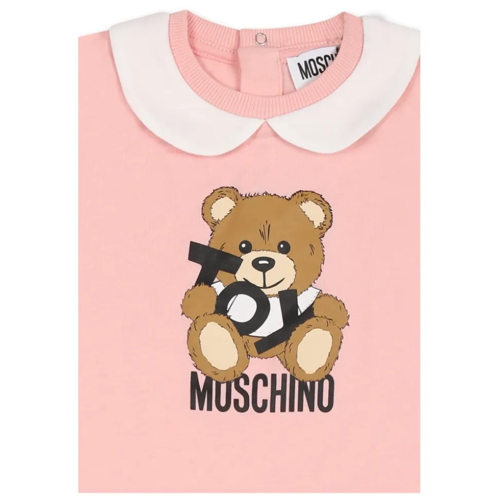 Roze Teddy Bear Rompers