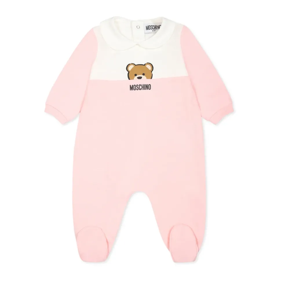Roze Teddy Bear Rompers