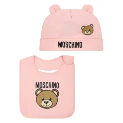 Roze Teddybeer Katoenen Accessoires Set