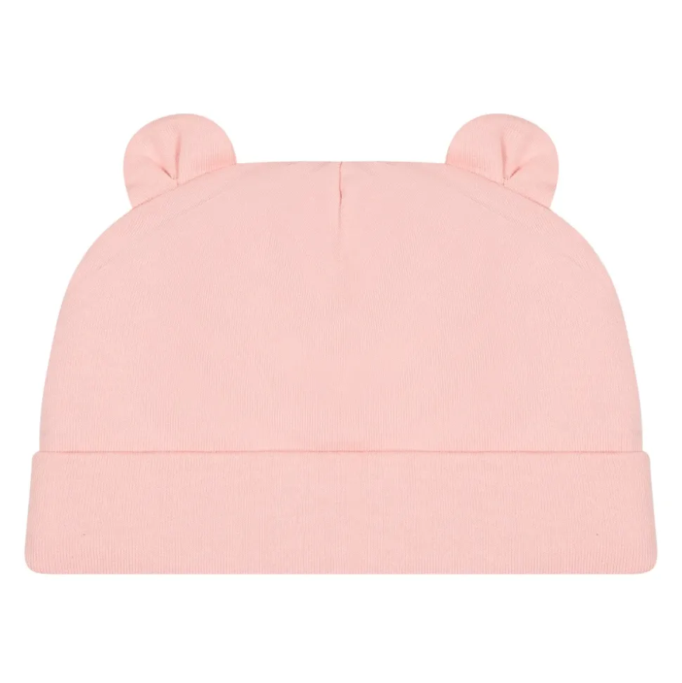 Roze Teddybeer Katoenen Accessoires Set