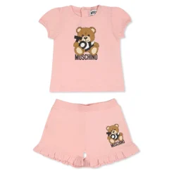 Roze Teddybeer Korte Sportpak