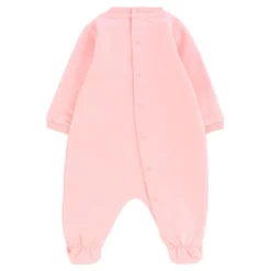 Roze Teddybeer Romper Fleece Katoen