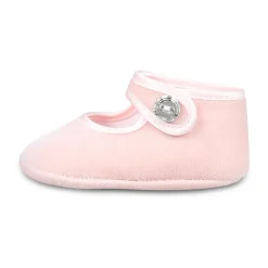 Roze Velvet Kristalband Balletflats
