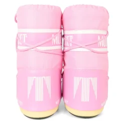 Roze waterafstotende sneeuwlaarzen met logo