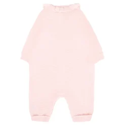 Roze Wol Babypak Rompers met Ruches