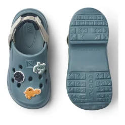 Rubberen sandalen met applicaties Milas