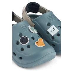 Rubberen sandalen met applicaties Milas