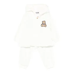 Ruffled Teddy-Embroidered Tracksuit